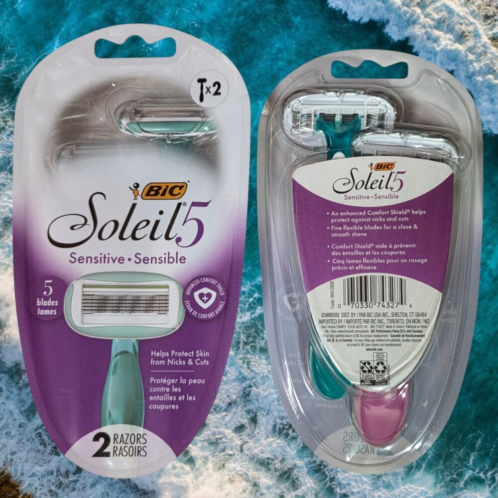 BIC Soleil 5 Women's Sensitive Disposable 5-Blade Razors - Picture 2 of 4